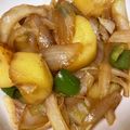 Tomomaru7's cooksnap of when they made 鶏肉じゃがいも玉ねぎの甘辛炒め.