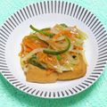 tokotann's cooksnap of when they made 厚揚げの南蛮漬け　減塩ver．.