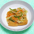 tokotann's cooksnap of when they made 厚揚げの南蛮漬け　減塩ver．.