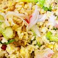 ぽっちゃりはちべい's cooksnap of when they made 激ウマ☆カニカマチャーハン.