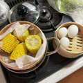 もう２２才's cooksnap of when they made 熱々セイロで♪蒸し卵＠塩麹で召し上がれ！.