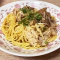 ちぃかま☆'s cooksnap of when they made きのことシーチキンの和風ワンポットパスタ.