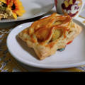 ぷっくりさん。's cooksnap of when they made 冷凍パイシートで簡単スイートポテトパイ.