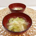 horseland's cooksnap of when they made 瓜のお味噌汁.