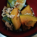 クックA4U5YO☆'s cooksnap of when they made 生姜香る豚ひき肉とかぼちゃの煮物.