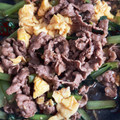 クックB2OU0B☆'s cooksnap of when they made 牛肉と小松菜とトマトと卵のオイスター炒め.