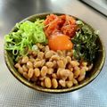 azbjbn's cooksnap of when they made 簡単ごはん♪キムチ納豆丼♪.
