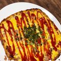 熊っち's cooksnap of when they made 簡単　ひき肉たっぷりオムレツ.