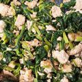 yusann7's cooksnap of when they made ほうれん草大量消費！ひき肉マヨポン炒め.