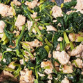 yusann7's cooksnap of when they made ほうれん草大量消費！ひき肉マヨポン炒め.