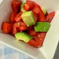 ☆さぶ☆☆'s cooksnap of when they made ＊副菜！トマトとアボカドの白だしマリネ＊.