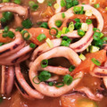 ウサキング's cooksnap of when they made イカとトマトのとろ〜り生姜焼き☆.