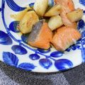 〜みみ〜's cooksnap of when they made 簡単♪鮭と長芋のバター醤油炒め.