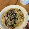 まいもぐ2020's cooksnap of when they made スープパスタ♪あっさりコンソメで♪.