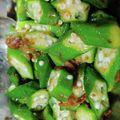 まさかずんた's cooksnap of when they made さっぱりまろやか、オクラの梅かつお和え.