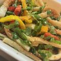 yomo1229's cooksnap of when they made パプリカとちくわの胡麻ポン酢和え.