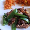 yukoko☆'s cooksnap of when they made 簡単♡青椒肉絲！お弁当、子供にも.