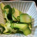 ばたみそーぱん☆'s cooksnap of when they made 作り置き♪ひらひらズッキーニのナムル♪.