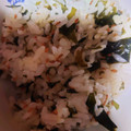 湖綾ちこ's cooksnap of when they made 昔懐かしい給食のわかめごはん.