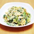 ドルフィンサーモン's cooksnap of when they made 小松菜と卵のポン酢炒め.