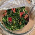 ＊海華＊'s cooksnap of when they made モロヘイヤとトマトのねばねばサラダ.