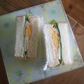 みるく茶's cooksnap of when they made レタスたっぷりサンドイッチ.
