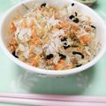 ぱふ♪'s cooksnap of when they made ☆シャケとちりめんじゃこのおにぎり☆.