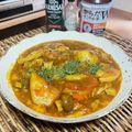 料理男子部🍻's cooksnap of when they made 簡単一人分トマトカレー（キャベツ消費）.