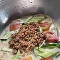 クック1K2O57☆'s cooksnap of when they made 豆乳担々麺　そうめん.