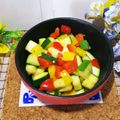 mamaRD's cooksnap of when they made お弁当にも☆カラフル野菜のコロコロソテー.