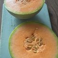 Yokchina's cooksnap of when they made メロンの切り方.