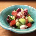 クック5E2Q86☆'s cooksnap of when they made タコとトマトと胡瓜のイタリアンサラダ.