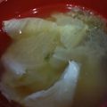 あゆたっくん's cooksnap of when they made キャベツとおぼろ昆布の味噌汁.