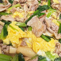 なーなちゃん's cooksnap of when they made 豚小間と小松菜のふわふわ卵甘辛炒め.