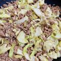 虹空ゆちゃ's cooksnap of when they made 激うま♡合びき肉とキャベツの甘辛カレー丼.