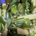 ♪ずっとずっと♪'s cooksnap of when they made 簡単！オクラときゅうりのネバネバサラダ！.