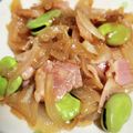 れいちょんぐ's cooksnap of when they made そらまめとベーコンのバター炒め♪.