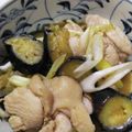 はるのねこ's cooksnap of when they made せせりと茄子のさっぱりポン酢炒め.