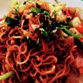 くりしぃ's cooksnap of when they made ＊新キャベツとベーコンの焼きそば＊.