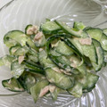 haPPｙsong's cooksnap of when they made ☆簡単☆きゅうりとツナのマヨポン和え.