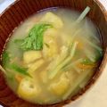 yu🐓's cooksnap of when they made 水菜と油揚げのお味噌汁.