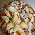 yu🐓's cooksnap of when they made 豚肉と大根のキムチ煮.