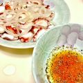 tomitomico's cooksnap of when they made お店の味!鯛のカルパッチョ.