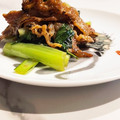 E吉☆'s cooksnap of when they made 焼肉のタレで小松菜と牛細切れの炒めもの.