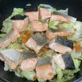 ひまわり６号's cooksnap of when they made 鮭のちゃんちゃん焼き.