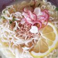 たかたかきよきよ(たかきよ)'s cooksnap of when they made 塩ラーメンで冷やし！カボスたっぷり.