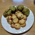 空遥☆ましゃlove's cooksnap of when they made 抹茶みるくチョコチップクッキー.