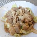 スタイリッシュママ's cooksnap of when they made 豚肉とキャベツの胡麻味噌炒め.