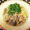 龍青空ママ's cooksnap of when they made 大葉香る☘️激旨牛ガーリックライス.