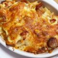 なーなちゃん's cooksnap of when they made 簡単♪キムチうどんグラタン.